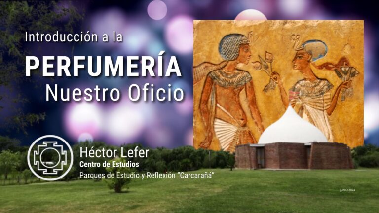 Banner Hector Lefer Introduccion a la Perfumeria Nuestro Oficio